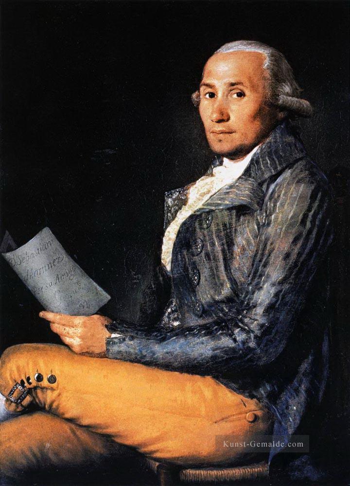 Sebastian Martinez Francisco de Goya Ölgemälde